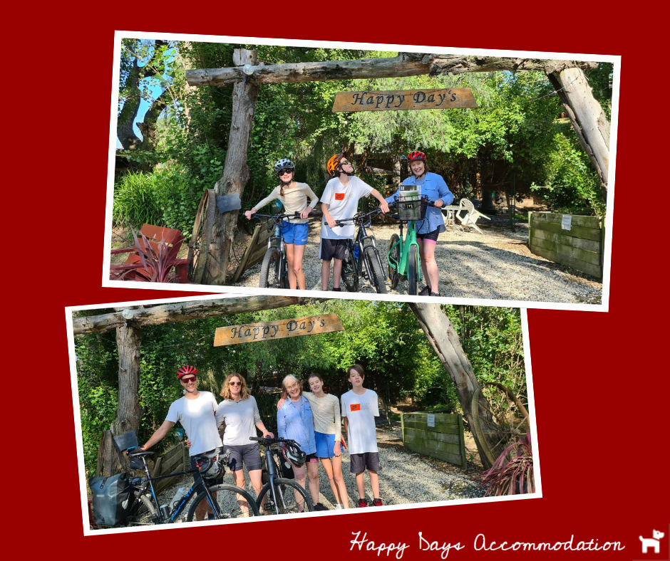 Family Cycling Holiday in Happy Days Accommodation in Tinamba Maffra Gippsland Family Accommodation