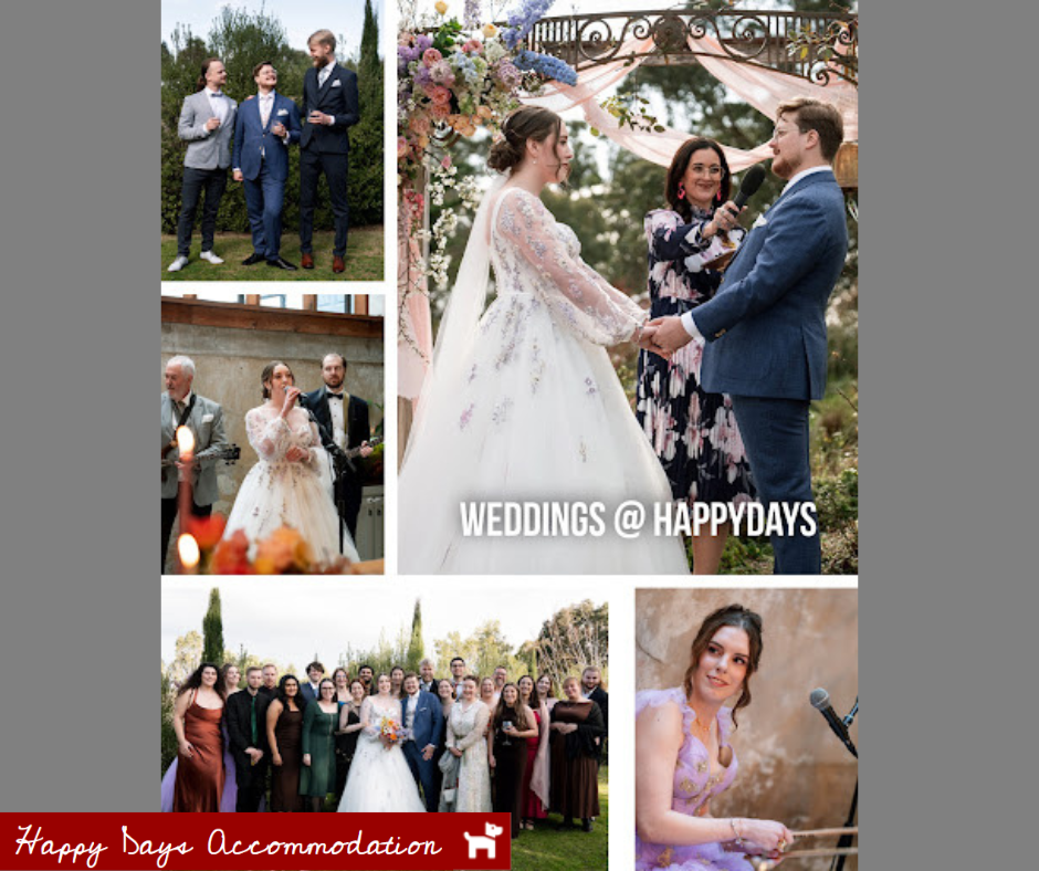 An intimate wedding in Amarti venue near Tinamba Happy Days Accommodation