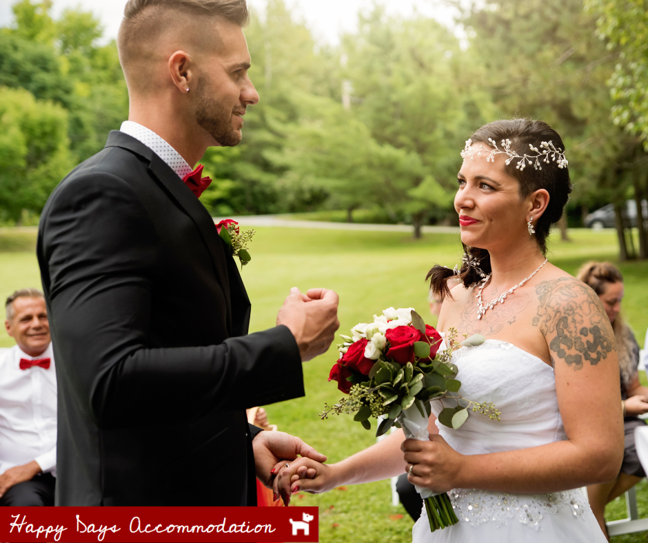 Microwedding Garden Ceremony Happy Days Accommodation