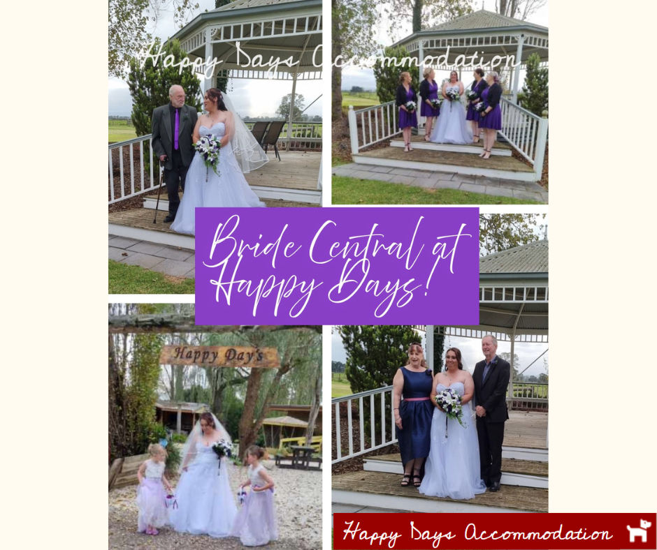 Intimate Wedding at the Rotunda of Happy Days Accommodation in Tinamba near Maffra